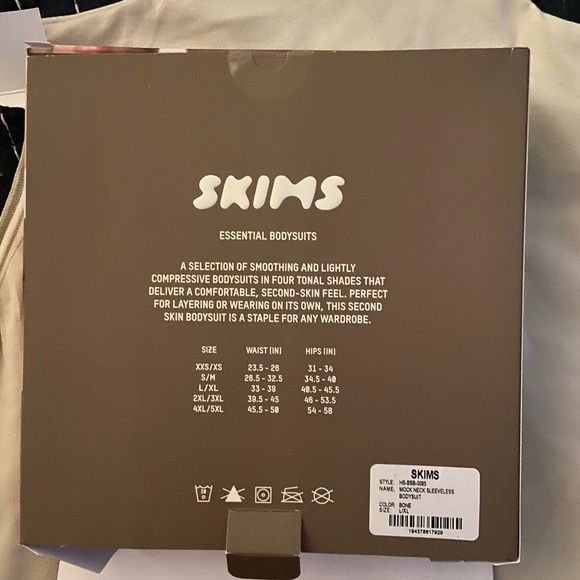 SKIMS Mock Neck Sleeveless Bodysuit, Mockneck - Picture 2 of 2